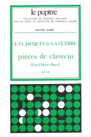 Heugel Jacquet de la Guerre: Pieces de clavecin - Ne manquez pas cette offre