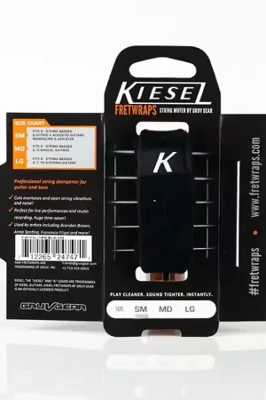 Gruvgear FretWraps Kiesel Black - Large | Prix spécial