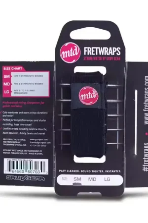 Recommandé | Gruvgear FretWraps MTD Black - Small