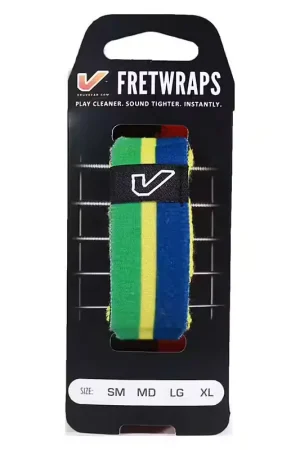 Dernières pièces - Gruvgear FretWraps World Flags Green-Yellow-Blue - Large
