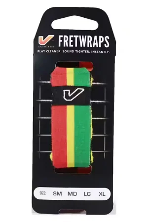 Gruvgear FretWraps World Flags Red-Yellow-Green - Small | Affaire à saisir