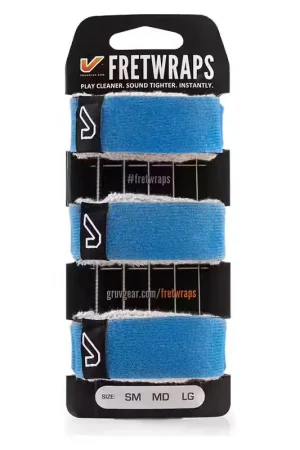 Dernières pièces - Gruvgear FretWraps 3-Pack Sky Blue - Medium