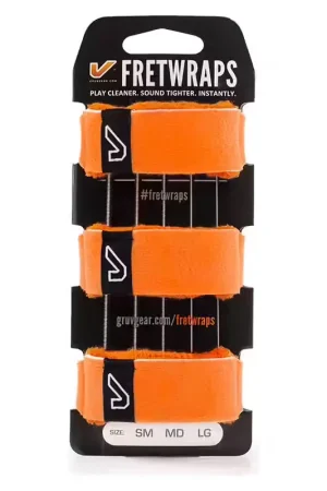 Prix exceptionnel - Gruvgear FretWraps 3-Pack Flare Orange - Medium
