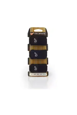 Gruvgear FretWraps 3-Pack Black - Small | Meilleur prix
