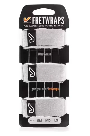 Soldes | Gruvgear FretWraps 3-Pack Stone White - Large