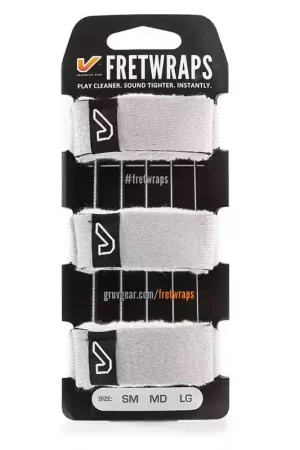 Gruvgear FretWraps 3-Pack Stone White - Small | Plus que quelques articles