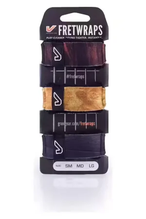 Commandez en ligne | Gruvgear FretWraps 3-Pack Wood - Large