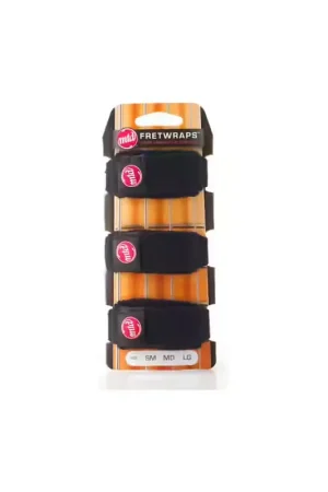 Commandez dès aujourd'hui | Gruvgear FretWraps 3-Pack MTD Black - Small