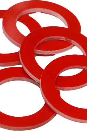 CopperSound Custom Color Footswitch Washers Red - Expédition immédiate