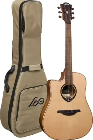 Bonne affaire - Lâg HyVibe 2 Série 10 Dreadnought Gaucher CW