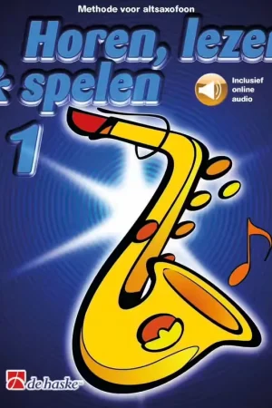 Stock presque épuisé - Dehaske Horen lezen & spelen 1 altsaxofoon - Version Neerlandais