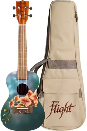 Qualité premium - Flight AUC33 Art Concert Ukulele - Orchid