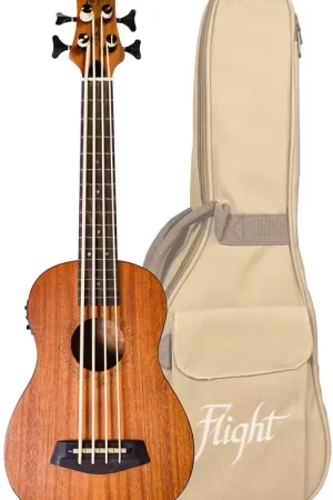 Flight DUBS Electro-Acoustic Bass Ukulele (With Bag) | Livraison rapide
