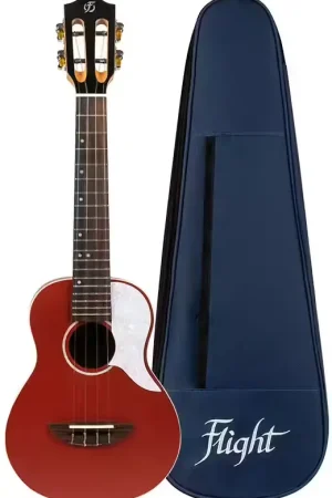 Flight Iris Concert Ukulele - Red | Expédition rapide