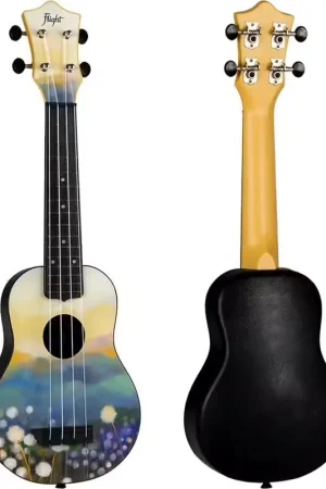 Flight TUS40 ABS Travel Uke - Dandelions | Bon plan