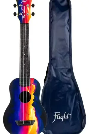 Plus que quelques unités | Flight TUSLEE Elise Ecklund Long Neck Travel Ukulele