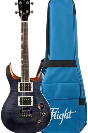 Fin de série - Flight Vanguard Tenor Electric Ukulele - Trans Black