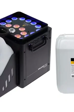 Premium - Algam Lighting Vulkan Cube + Liquide à fumée 20L
