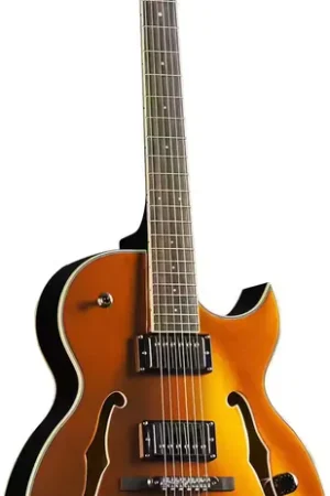 Se termine bientôt - EKO Jazz hollowbody single cut Gold