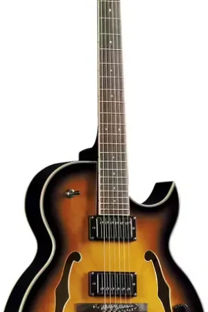 EKO Jazz hollowbody single cut Sunburst - Nouveau lancement