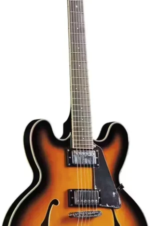 EKO Fusion hollowbody double cut Sunburst - Plus que quelques articles