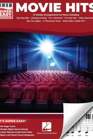 Produit tendance - Hal Leonard Movie Hits - Super Easy Songbook