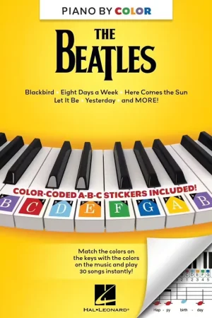 Top des ventes - Hal Leonard Piano-by-Color - The Beatles