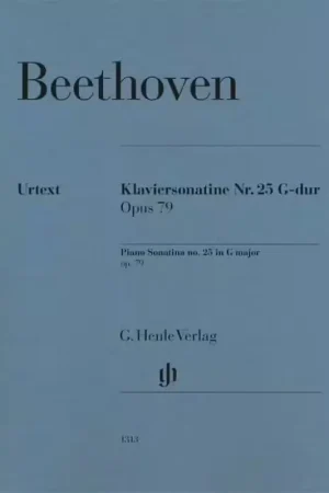 Disponible maintenant - Henle Verlag Klaviersonatine Nr. 25 G-dur op. 79