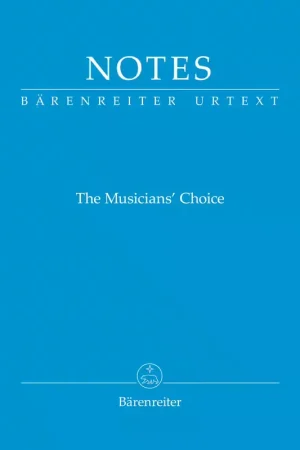 Prix malin | Barenreiter Carnet Musique (Bach)