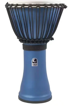Toca Djembe Freestyle Accord Par Corde Bleu Océan Mat Sfdj-10Ob - Offre
