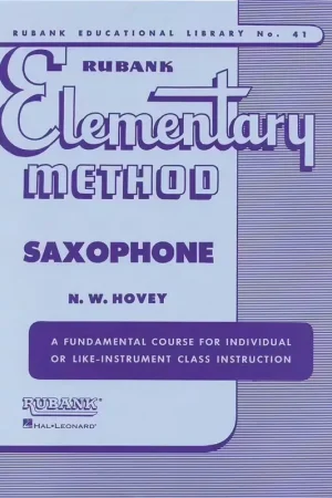Top des ventes - Hal Leonard Gower & Voxman - Rubank Elementary Method - Saxophone