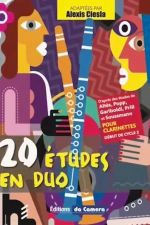 Editions Da Camera Ciesla Alexis - 20 Etudes en Duo - Clarinette - Remise
