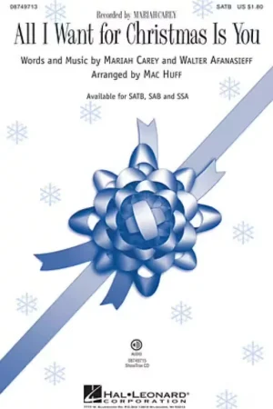 Stock limité | Hal Leonard All I want for Christmas