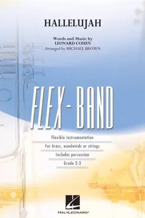 Très populaire | Hal Leonard Leonard Cohen - Hallelujah - Flex Band