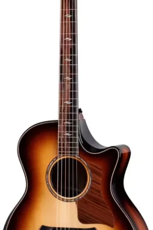 Qualité professionnelle | Taylor Guitars Builder's Edition 814ce Next Generation Adirondack Shaded Edgeburst Grand Auditorium