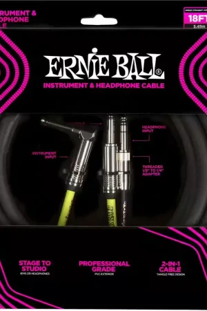 Ernie Ball Câble Pour Instrument et Casque | Premium