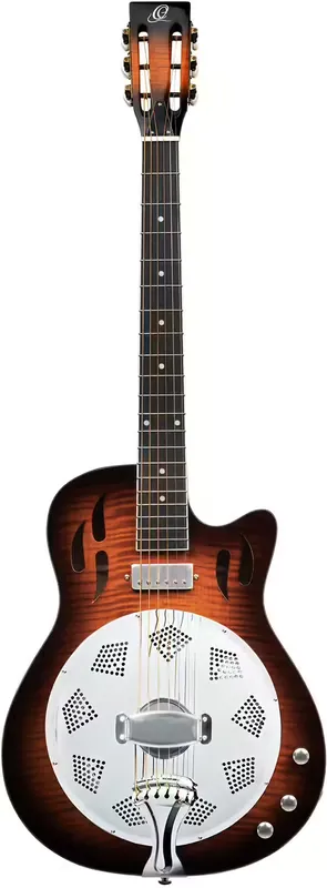 Ortega Americana 4/4 Resonator Guitar + Pro Gig Bag | Qualité supérieure